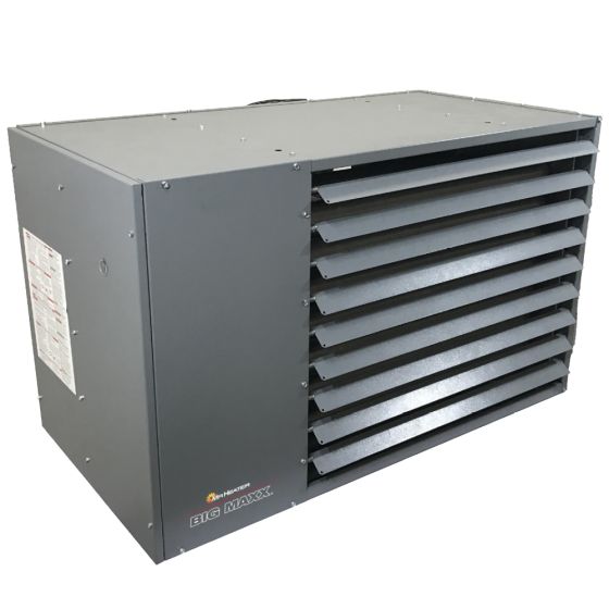 The Big Maxx MHU400NGPALP Mr. Heater overhead unit heater.