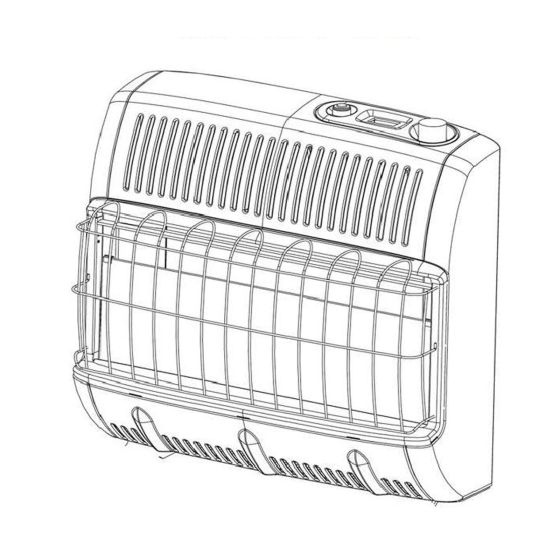 mhvg30lp mr. heater vent-free gas fired heater