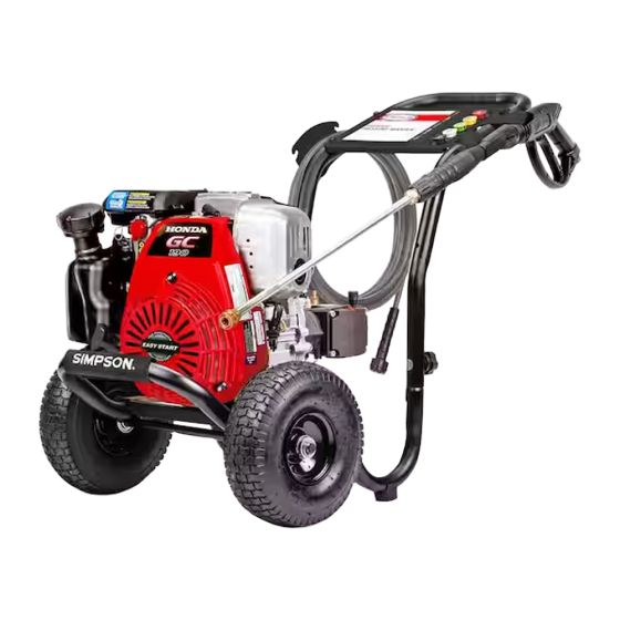 MS61101 Simpson Pressure washer, powered by Honda.