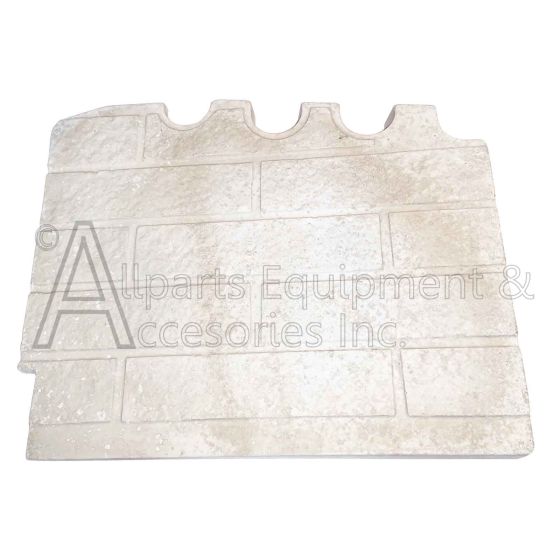 Front view of refractory