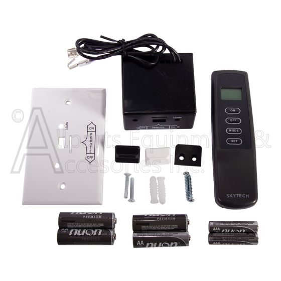 Front of SKY-1001TH-H skytech remote kit