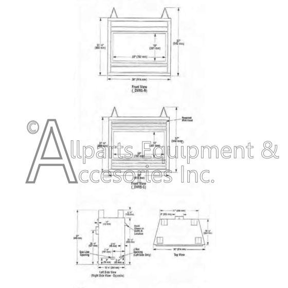 dvr5-cmns superior direct vent fireplace