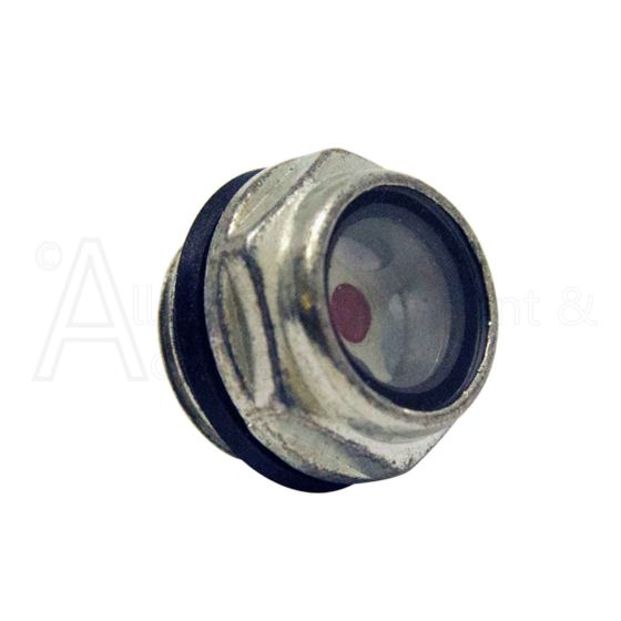Front / side view of oil sight gauge