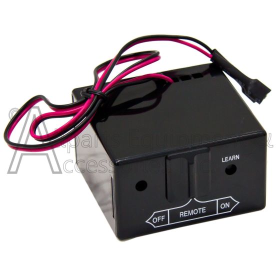 The UN3 receive box. The On/Remote/Off switch is facing forward.