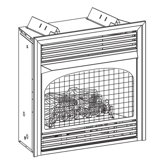 VFHD-36 series 36,000 BTU Unvented Gas Fireplace