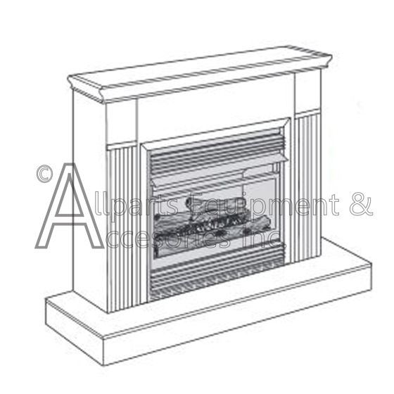 vmh26prb desa vent-free compact propane fireplace