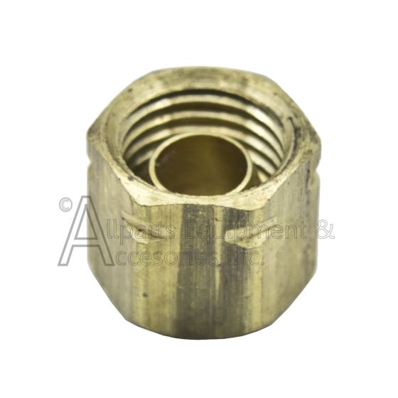 x61ca-3 3/16 compression fitting brass front view