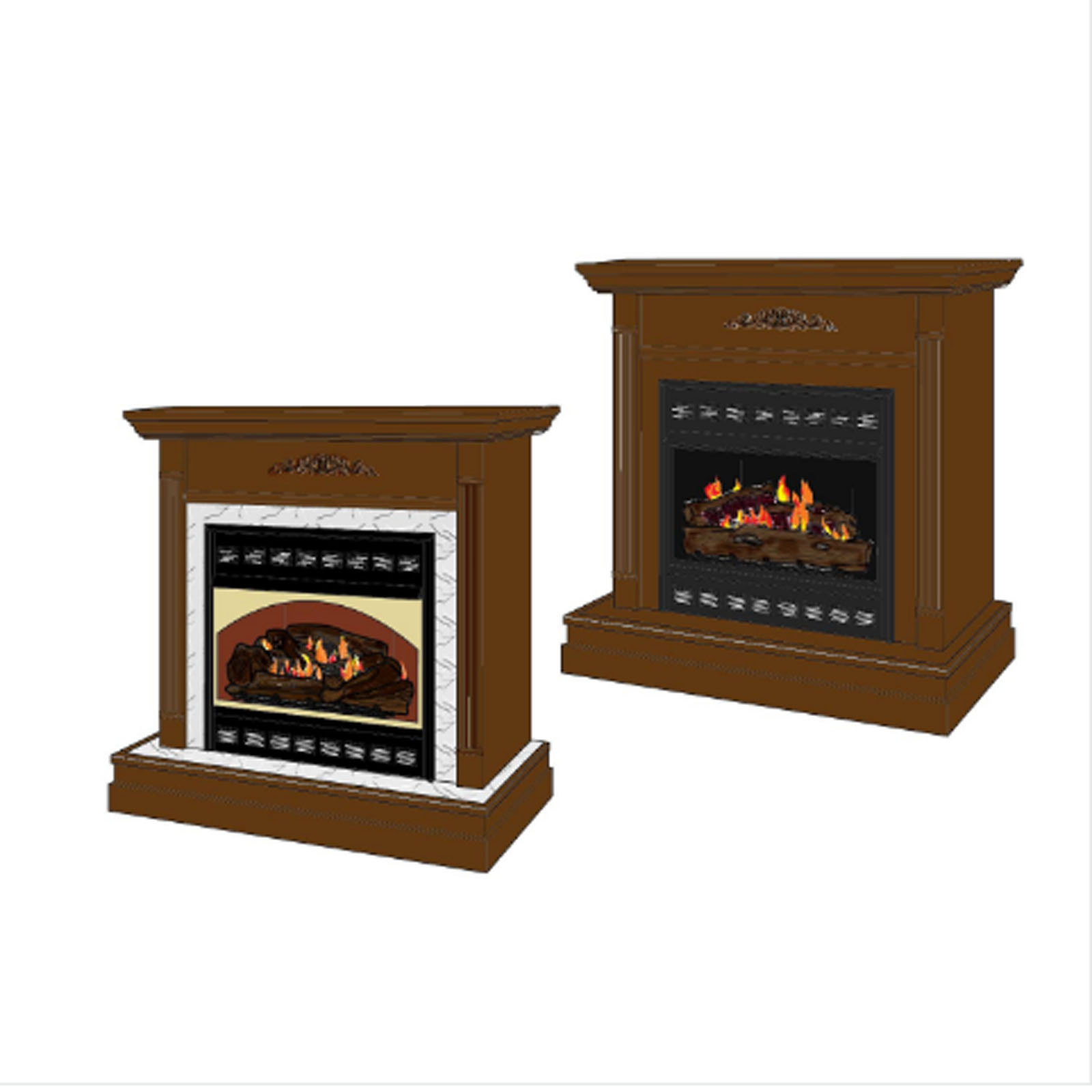 DESA VENTFREE GAS FIREPLACE SYSTEM