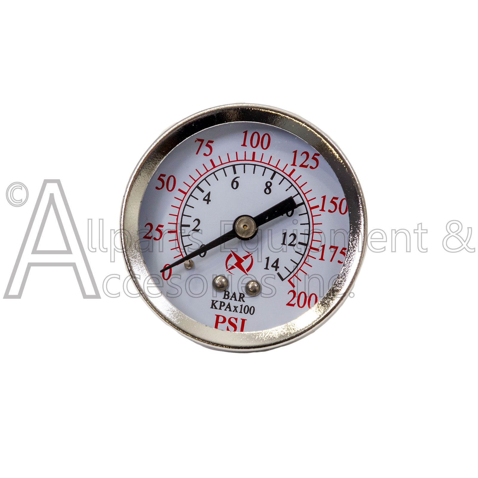 Z-D27212 PRESSURE GAUGE 200PSI .125NPT